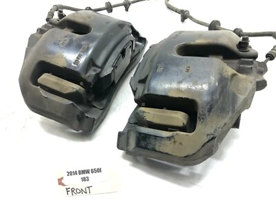 BMW 650I F06 2012-2018 tracción trasera juego de pinzas de freno delanteras OEM. Foto 1 de 4