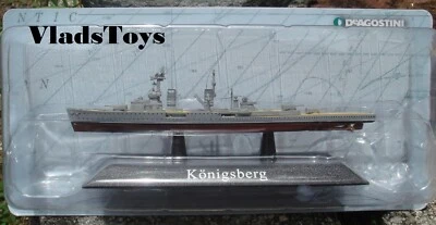 DeAgostini 1/1250 German Reichsmarine light cruiser Koenigsberg 1926 DAKS15 - Image 1 of 2