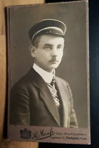 Rudolf-Albrecht Preiser aus Kapsdorf ? WS 1921/22 Marburg - CDV / Studentika - Picture 1 of 2