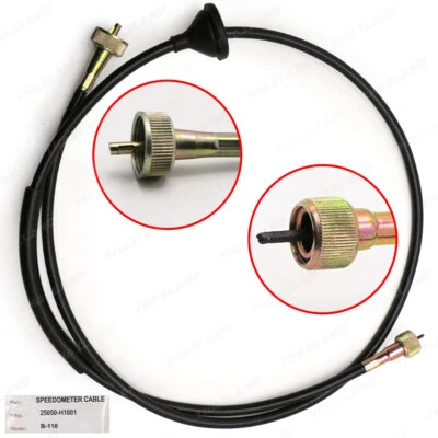 For Nissan  Sunny B110 1970 73 Speedometer Cable Speedo Black Foto 1 de 4