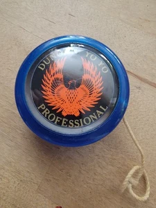 Vintage Duncan YO-YO Professional blau guter Zustand siehe Fotos - Bild 1 von 3