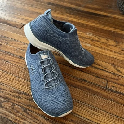 Zapatillas para mujer Skechers Galaxies tejidas azules talla 7,5 Foto 1 de 4