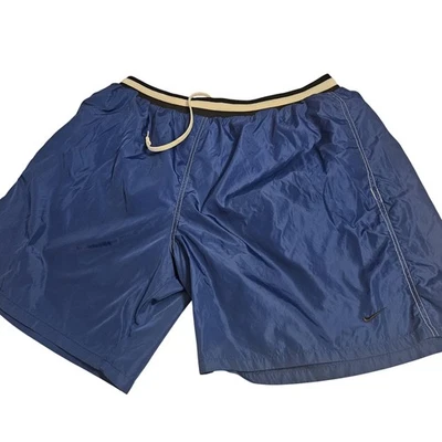 Nike Shorts Mens 2XL Swim Trunks Mesh Lined Elastic Waist Athletic Vintage Style - Image 1 of 4