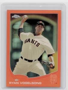 2013 Topps Chrome Ryan Vogelsong Orange Refractors #67 Giants - Picture 1 of 2