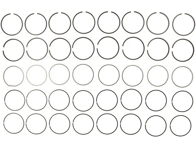 Piston Ring Set Mahle 91NJKH24 for Bristol 407 408 1961 1962 1963 1964 1965 - Image 1 of 1