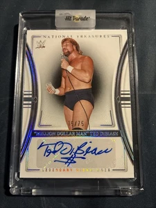 2024 Panini National Treasures WWE Million Dollar Man Ted Dibiase Auto /75 - Picture 1 of 2
