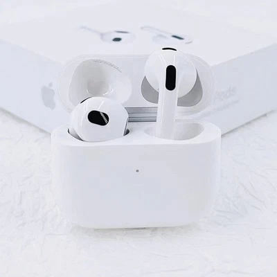 Apple AirPods (3rd Generation) with Lightning Charging Case - White - Image 1 of 4
