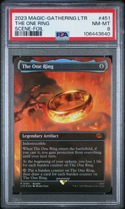 2023 MTG LTR The One Ring #451 (M) SCENE FOIL - Lord Of The Rings - NM - PSA 8 - Picture 1 of 2