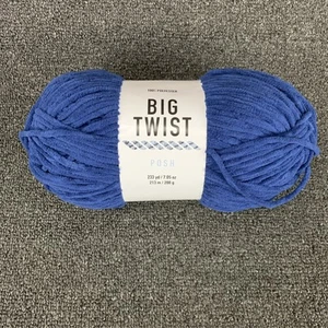 Big Twist POSH Yarn Polyester Blueberry Bulky Weight#5 7.05oz/223yds - Picture 1 of 6