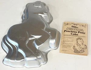 VINTAGE WILTON MY LITTLE PONY 1986 2105-2914 EDLES PONY EINHORN KUCHENFORM FORM - Bild 1 von 3