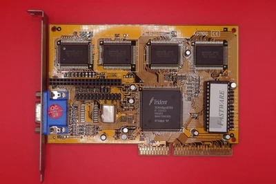 Trident 3D Image 9750 AG110G 4MB AGP Video Card "Graphics Accelerator" - Image 1 of 4