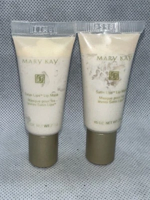 2 Mary Kay Satin Lips Lip Mask 2351 NEW IN BOX .45oz Discontinued - Image 1 of 2