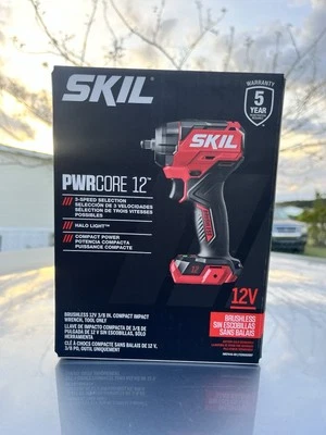 SKIL PWRCORE12 Brushless 3/8" Driver Cordless Impact Wrench (tool only) - Image 1 of 2