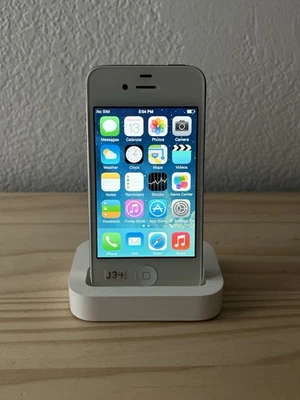 Restored Apple iPhone 4 - 32GB - White (Unlocked) GSM Model A1332 - Image 1 of 4