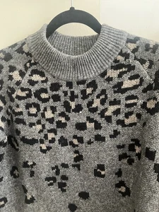Rag & Bone Damen Pullover. Grau mit Stehkragen. Langarm, getragen sieht neu aus, XXS - Bild 1 von 6