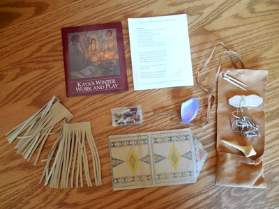 NEW/COMPLETE/RETIRED  American Girl Kaya’s Necklace And Bag Making Craft Kit - Image 1 of 4