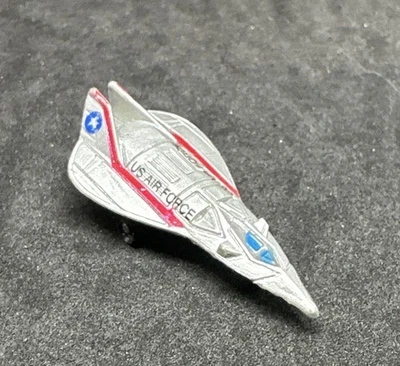 Micro Machines Stealth Fighter Concept Mini Silver Aircraft, 1989 Galoob - Image 1 of 4