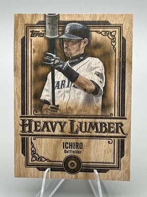 Actualización Topps 2025 Ichiro Suzuki madera pesada SSP #HL-55 Foto 1 de 2