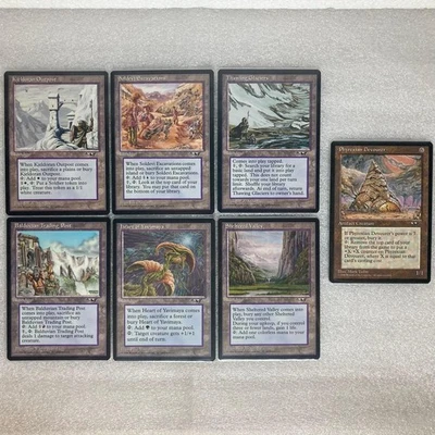 [MTG] Alliance 6 rare lands + Onigiri *Includes prohibited reprinting - Image 1 of 4