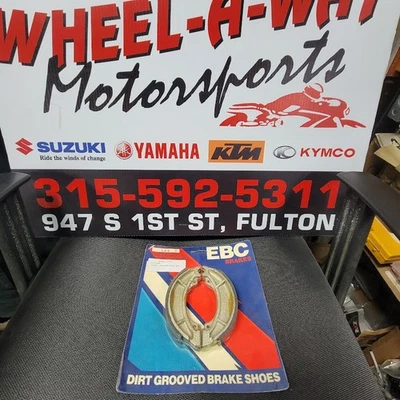EBC 508G Grooved Brake Shoes YAMAHA YZ125 YZ250 YZ465 YZ490 IT250 IT465 IT490 TT - Image 1 of 3
