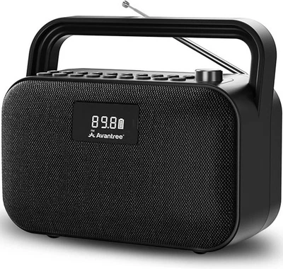Avantree PowerByte - Portable Digital FM Radio with Powerful 30W Stereo Bluetoot - image 1 of 4