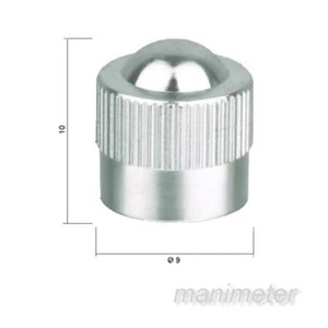 100 x Metallventilkappen, Metall-Ventilkappe, Stahl - Bild 1 von 1