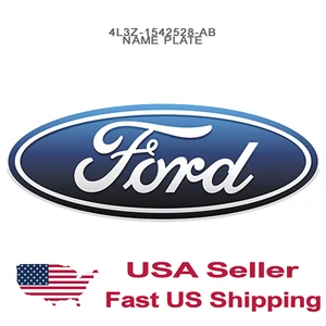 Tailgate Emblem 9 inch BLUE Logo Badge for Ford F-250/350/450/550 Super Duty - Picture 1 of 5