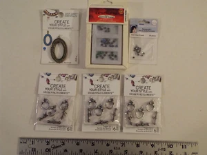 LOT-CREATE YOUR STYLE W/ SWAROVSKI ELEMENTS JEWELRY TOGGLE SETS-CRYSTALS-3-4mm** - Picture 1 of 9