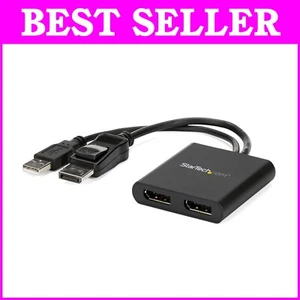 DisplayPort 1.2 Multi-Monitor Hub - Connect Two 4K Displays, No Software Needed - Picture 1 of 9