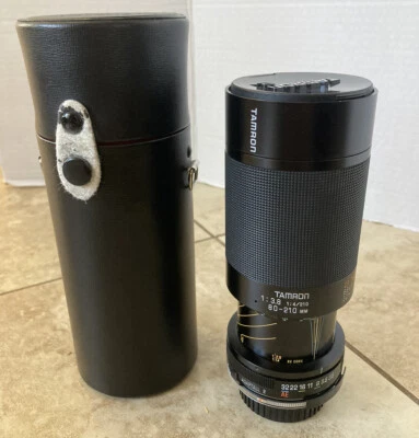 TAMRON CF TELE MACRO 1:3.8 1:4/210 80-210mm Lens Adaptall 2  - Imagem 1 de 4