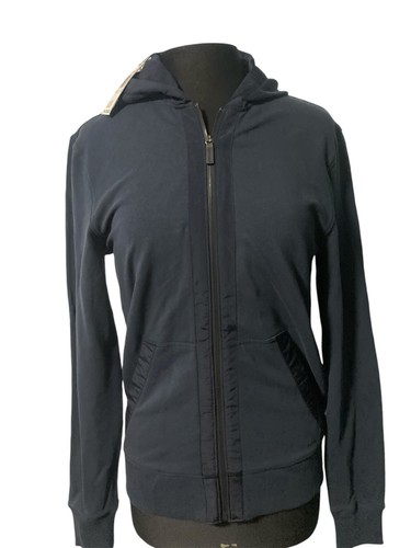 Felpa con cappuccio e zip intera Michael Kors uomo mezzanotte manica lunga S