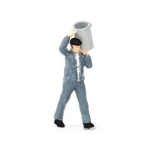 OSBF077 OO Gauge Binman Figure (UNPAINTED) - Picture 1 of 1