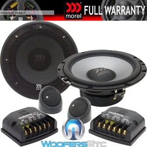 MOREL MAXIMO ULTRA 602 MKii 6.5" 90W RMS COMPONENT SPEAKERS TWEETERS NEW - Picture 1 of 10