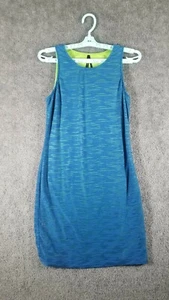 Marc New York Women Sz S Space Dye Sleeveless Midi Tank Dress Blue/Yellow NWOT - Picture 1 of 7