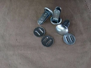 Nieten Stahlhelm Splinte Helmsplinte gestempelt Helmnieten Steel Rivets WK2 WH 2 - Picture 1 of 1