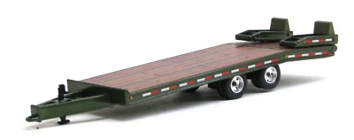 DCP green tandem axle beaver tail equipment Trailer new no box 1/64 - Image 1 of 4