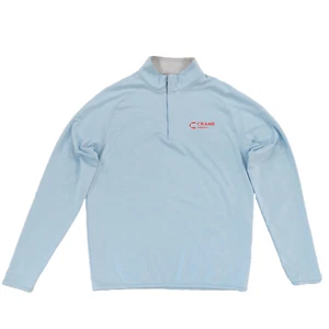 Peter Millar Crown Crafted Stealth Performance Quarter-Zip Long Sleeve Golf Sz M - Picture 1 of 11