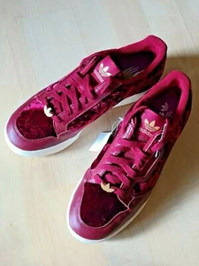 Adidas Originals CONTINENTAL 80 VELVET PACK Herren Größe 8 Burgund Samt EH0173 - Bild 1 von 7