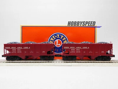 LIONEL PENNSYLVANIA 2 BAY HOPPER 2 PACK #675001 & #675318 O GAUGE 2226940 NEW - Image 1 of 4