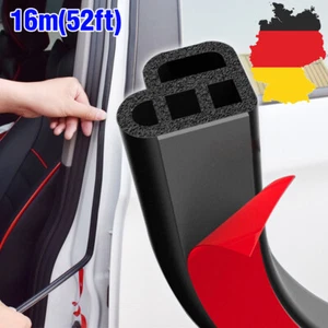 Autotürdichtung Gummidichtung Selbstklebend Dichtband Kfz 16m Kapuze Kofferraum - Bild 1 von 7