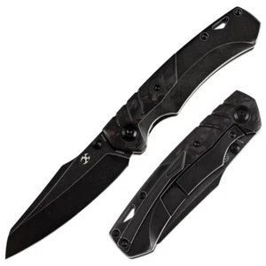 Kansept Knives Weim Folding Knife 3.25" CPM S35VN Steel Blade Titanium/Carbon F - Picture 1 of 3