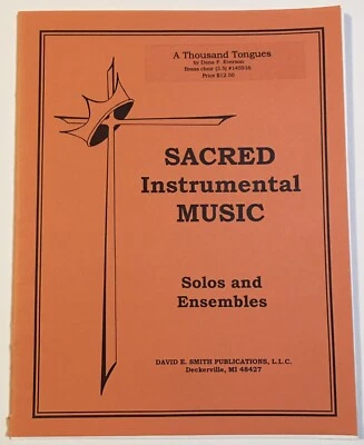 Partituras instrumentales sagradas Mil lenguas David E. Smith ~ coro de latón Foto 1 de 3