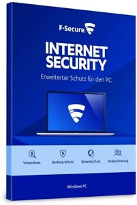 F-Secure Internet Security 2023 | 1, 3, 5 Geräte | 1-3 Jahre | Sofortdownload