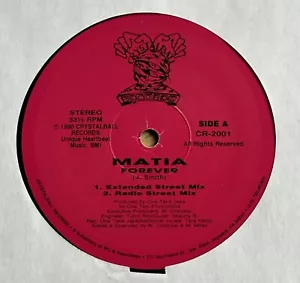 Matia – Forever - 12" - 1990 Crystalball Records – CRI-2001 - Picture 1 of 2