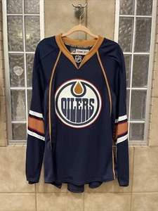 Edmonton Oilers Authentic Team Issued Reebok Edge 1.0 Hockey Jersey NHL Size 56 - Picture 1 of 5