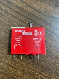 CROUZET Gordos RELÈ STATO SOLIDO 3A 3 ~ 60 V DC, 4 ~ 32 VDC ingresso di controllo - Foto 1 di 3