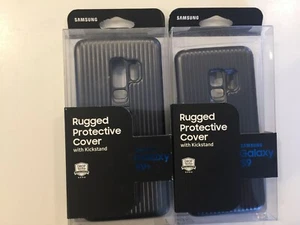 Samsung Galaxy S9/S9+ Rugged Protective Cover w/Kickstand - BLACK 411/412 NEW - Photo 1 sur 13