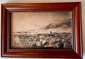 1895 VOGELPERSPEKTIVE VON BOULDER COLORADO VOM 15. & MAPLETON STURTEVANT 8 "x12" - Bild 1 von 10