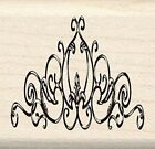 Inkadinkadinko Flourish Boarder Wood Stamp For Card Making 3.25? W X 1.25?L