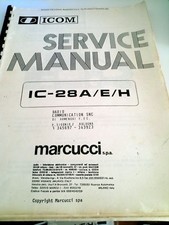 MANUALE DI SERVIZIO ICOM IC- 28 A/ E / H ORIGINALE